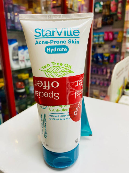 STARVILLE FACIAL CLEANSER+ACNE HYDRATE 200ML OFFER