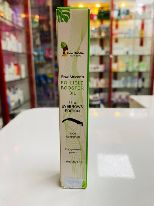 raw african follicle booster oil eyebrows edition 15ml