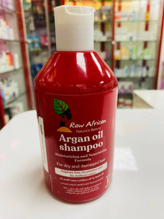 raw african argan oil shampoo 300ml