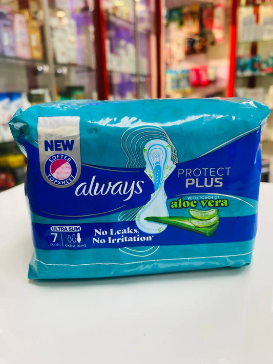 always protect plus aloe vera extra long 7pads