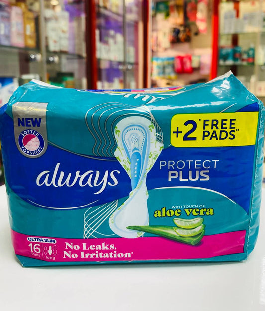always protect plus aloe vera long 16pads
