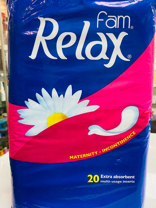 fam relax 20 extra absorbent