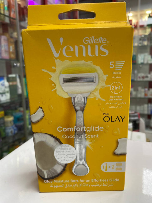 gillette venus comfortglide coconut scent 5blades