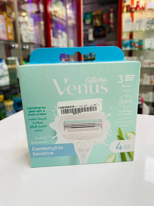 gillette venus comfortglide sensitive 4 blades