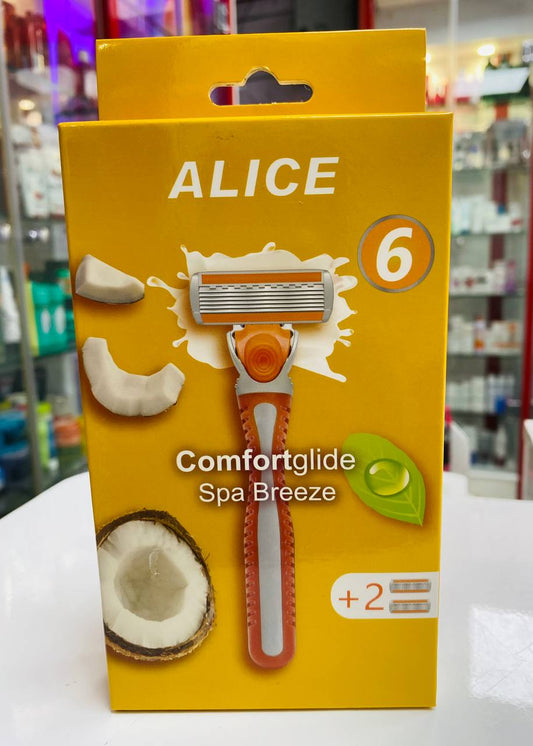 alice comfotglide spa breeze coconut 2 razors