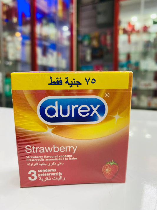 DUREX STRAWBERRY 3PCS offer