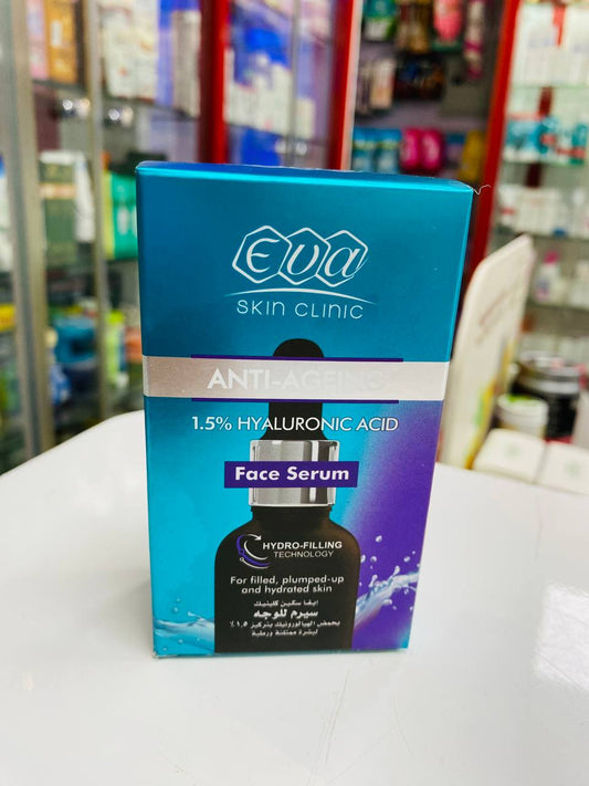 EVA SKIN CLINIC HYALURONIC ACID 1.5%SERUM 30ML