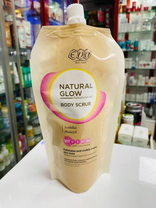 EVA SKIN CARE NATURAL GLOW BODY SCRUB 250GM