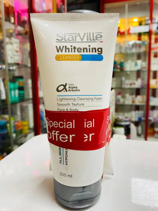 STARVILLE WHITENING CLEANSER 200ML 1+50% OFFER