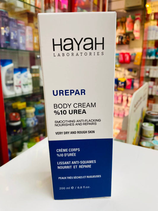 HAYAH UREPAR BODY CREAM 10% UREA 200ML