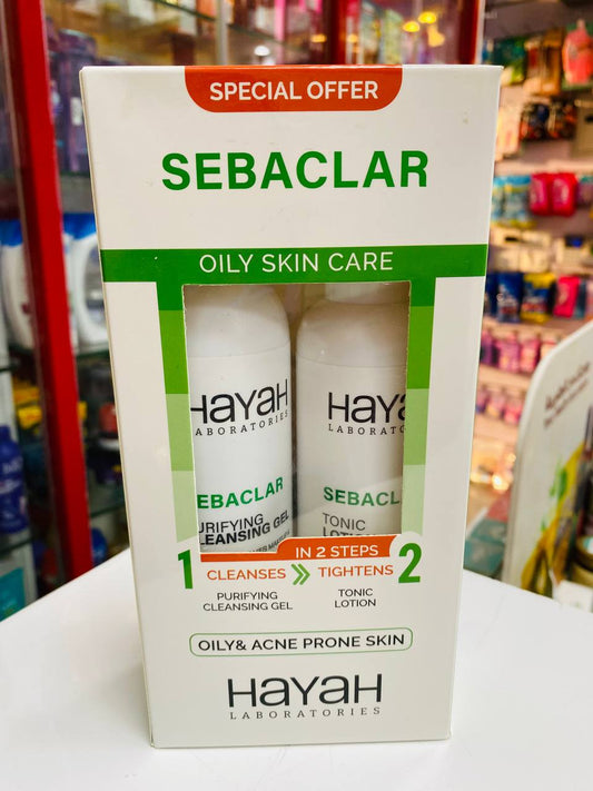 HAYAH SEBACLAR BOX PURIFYING GEL+TONIC LOTION