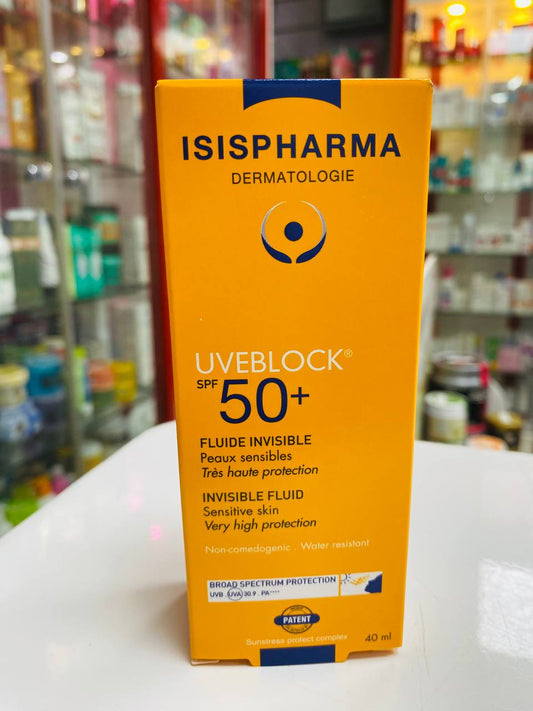 ISIS PHARMA UVEBLOCK 50+INVISIBLE FLUID 40 ML