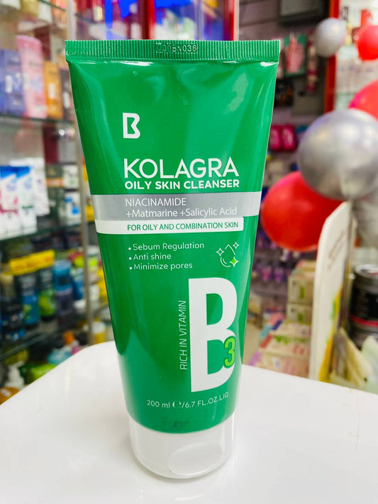 KOLAGRA OILY SKIN CLEANSER 200ML