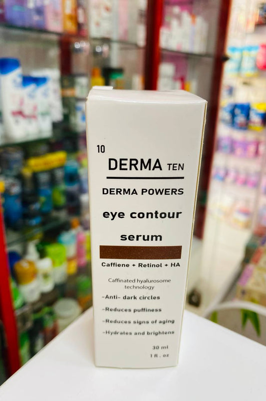 DERMA TEN EYE CONTOUR SERUM CAFFIENE 30ML