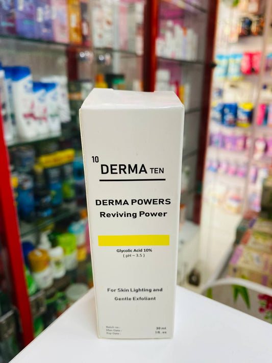 DERMA TEN GLYCOLIC ACID 10% 30ML