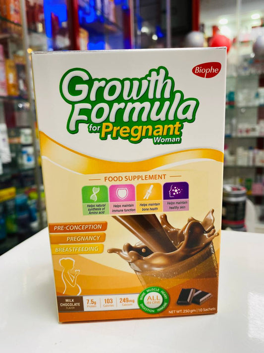 GROWTH FORMULA PREGNANT WOMAN CHOCOLATE