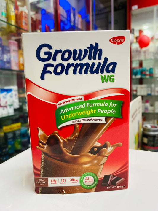 GROWTH FORMULA 400GM ADULT  CHOCOLATE
