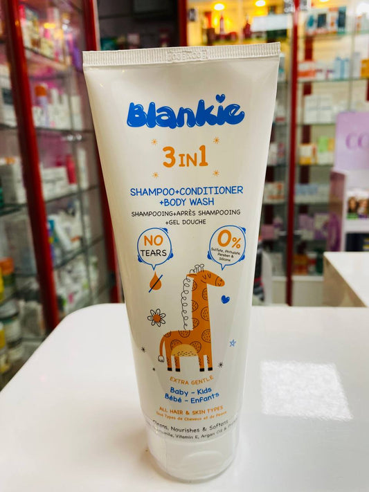 BLANKIE 3X1 SHAMPOO& CONDITIONER & BODY WASH 200ML