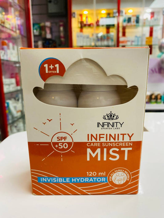 INFINITY CARE SUNSCREEN MIST 120ML(1+1) OFFER