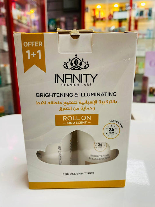 INFINITY ROLL-ON OUD(1+1)80ML OFFER