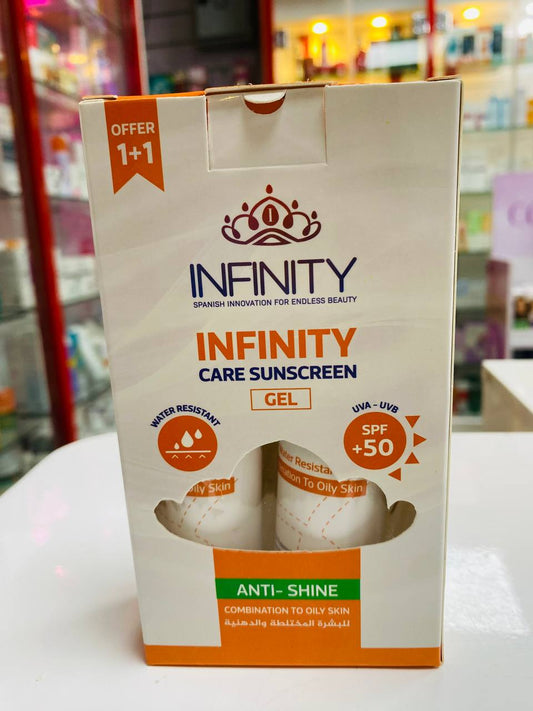 infinity care hydro boost gel spf 50 1+1free