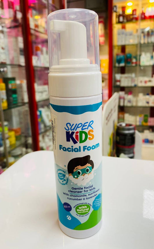 SUPER KIDS FACIAL FOAM 200ML