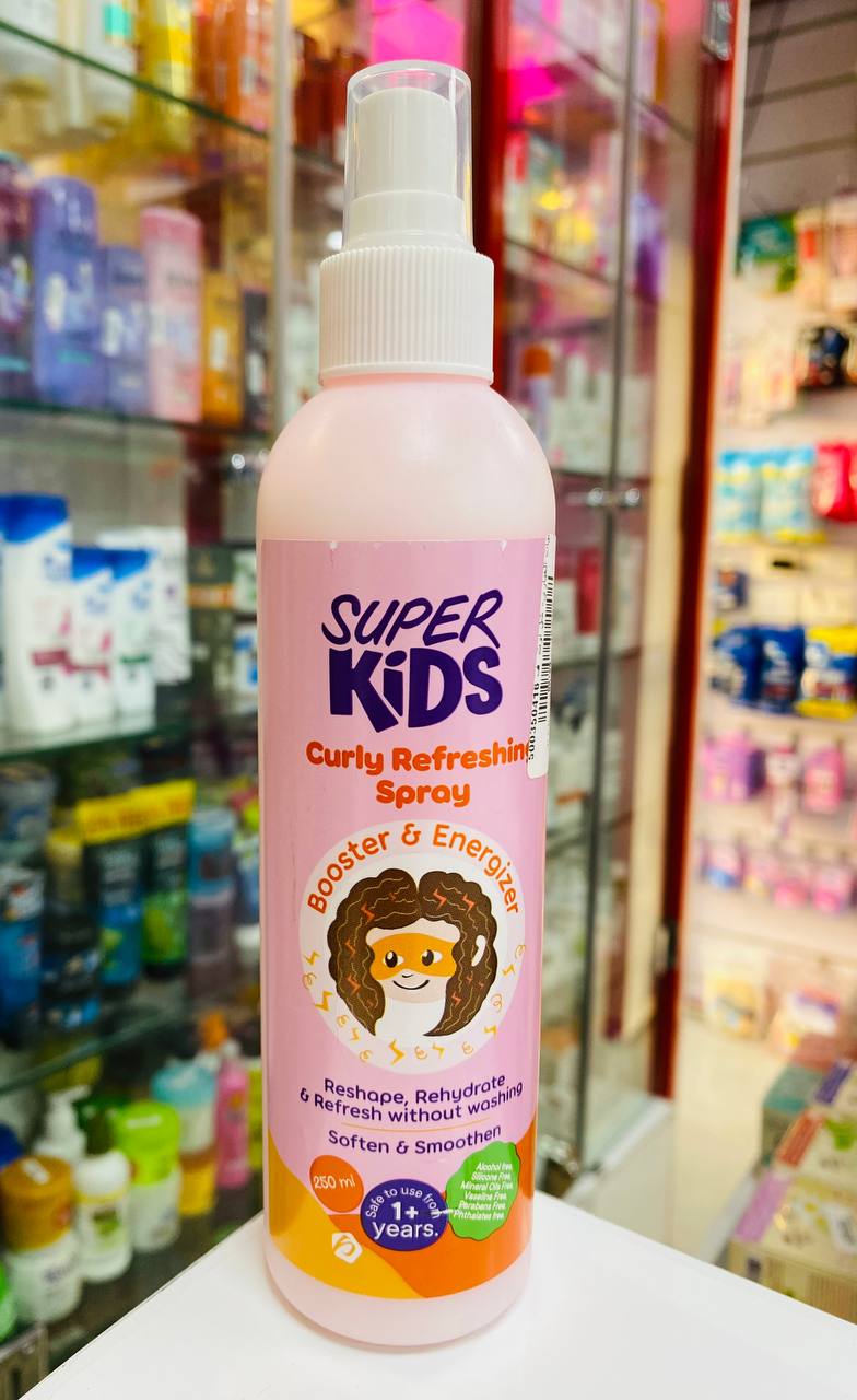SUPER KIDS CURLY REFRESHING SPRAY 250ML