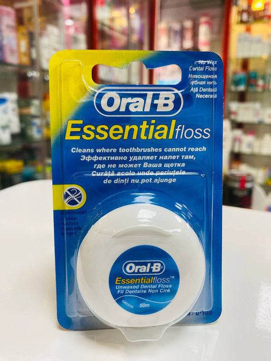 ORAL-B ESSENTIAL FLOSS UNWAXED