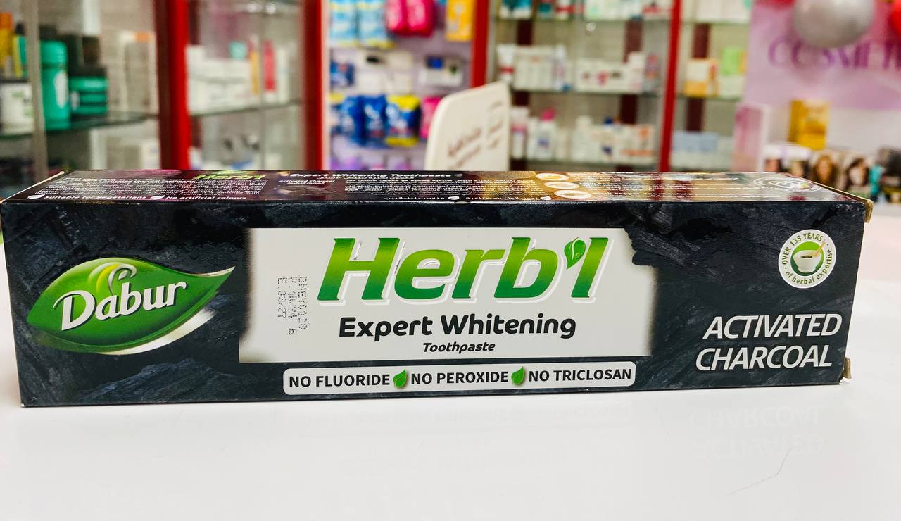 DABUR HERB ACTIVATED CHARCOAL TOOTHPASTE 140GM
