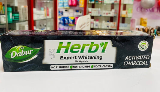 DABUR HERB ACTIVATED CHARCOAL TOOTHPASTE 140GM